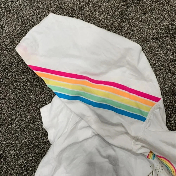 Swimsuit cover-up - white with rainbow - Picture 4 of 4